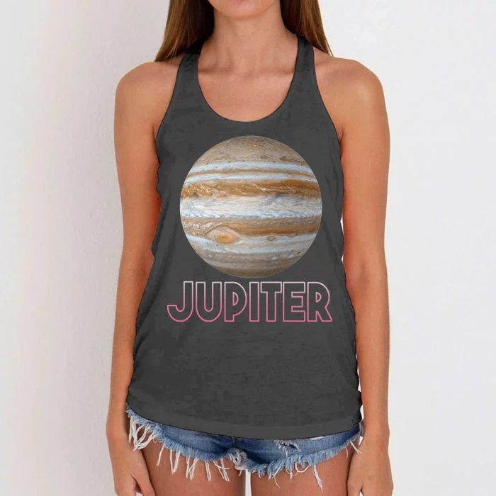 Planet Jupiter Women's Knotted Racerback Tank