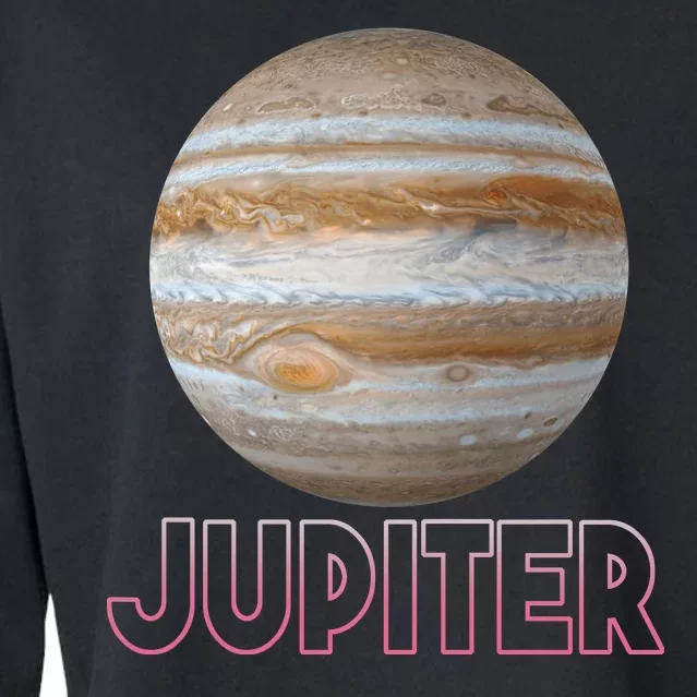 Planet Jupiter Cropped Pullover Crew