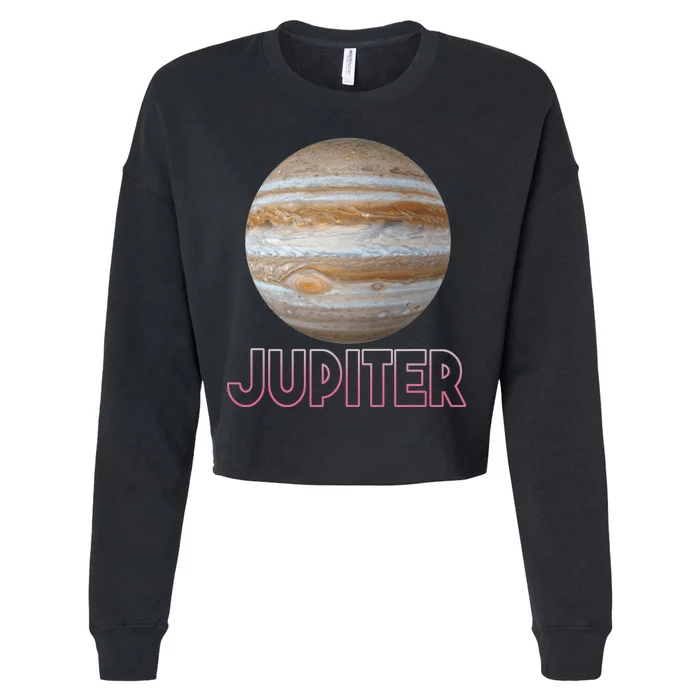 Planet Jupiter Cropped Pullover Crew