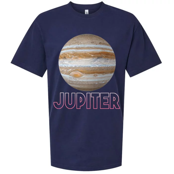 Planet Jupiter Sueded Cloud Jersey T-Shirt