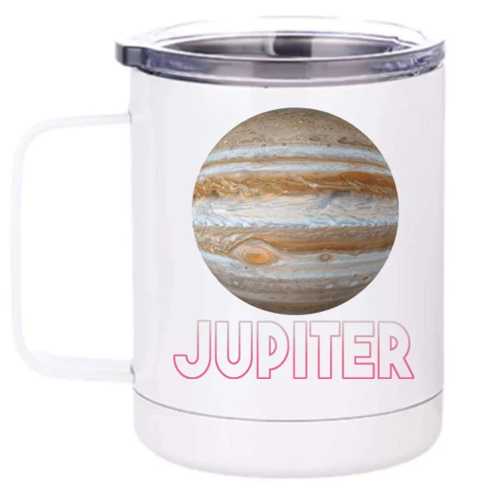 Planet Jupiter Front & Back 12oz Stainless Steel Tumbler Cup