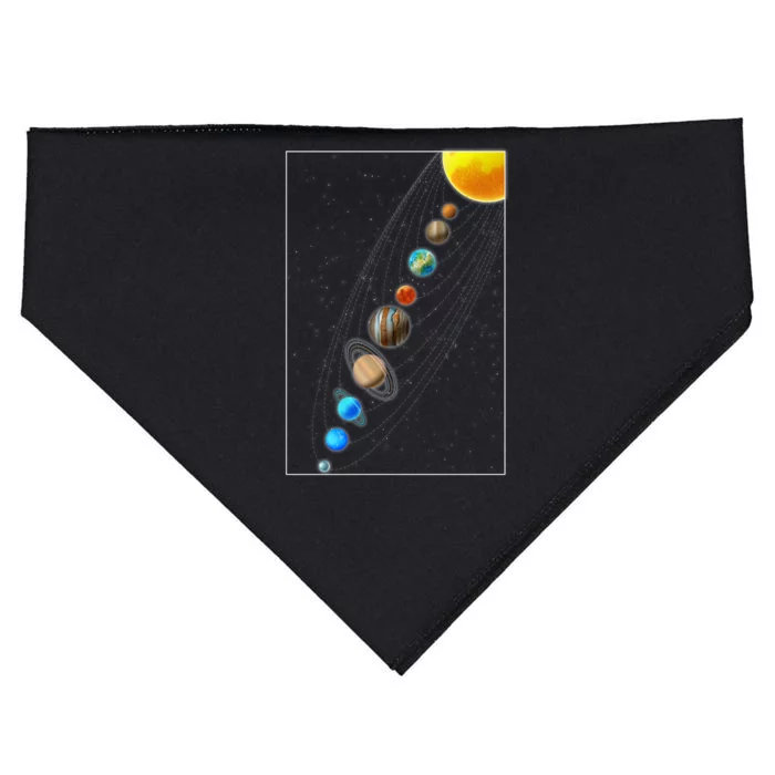 Planets Solar System USA-Made Doggie Bandana