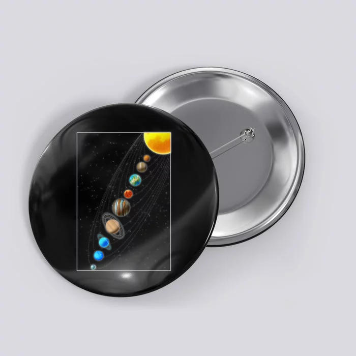 Planets Solar System Button