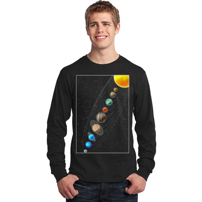 Planets Solar System Tall Long Sleeve T-Shirt