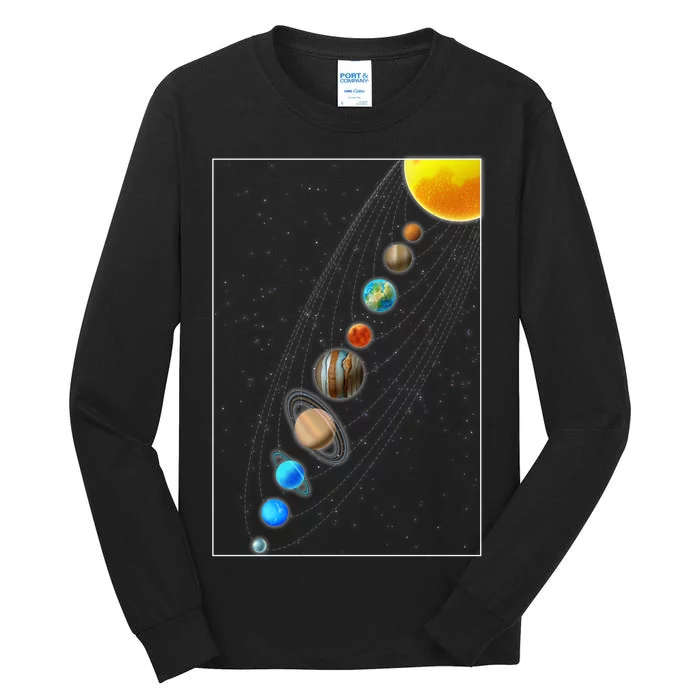 Planets Solar System Tall Long Sleeve T-Shirt