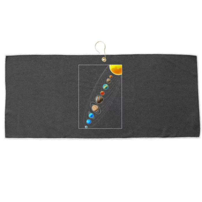 Planets Solar System Large Microfiber Waffle Golf Towel