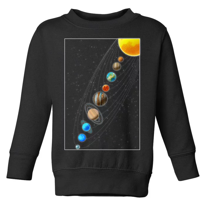 Planets Solar System Toddler Sweatshirt