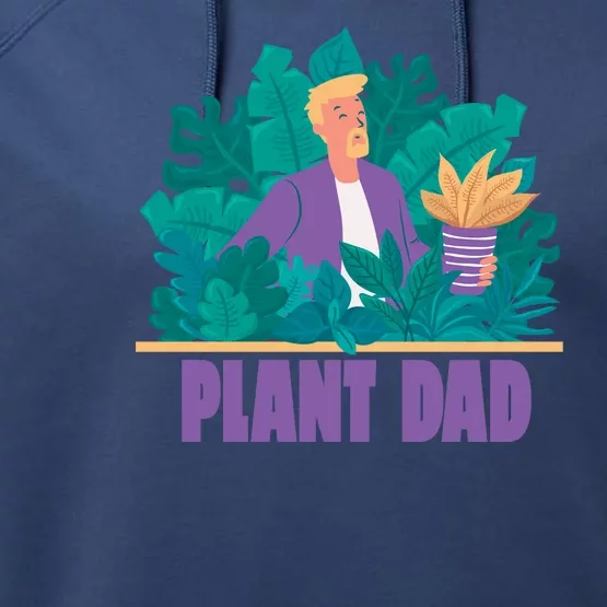 Plant Dad Performance Fleece Hoodie