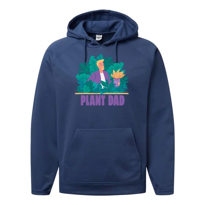 Plant Dad Performance Fleece Hoodie