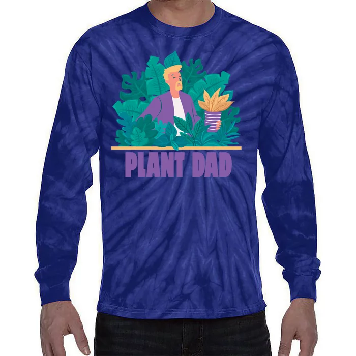 Plant Dad Tie-Dye Long Sleeve Shirt