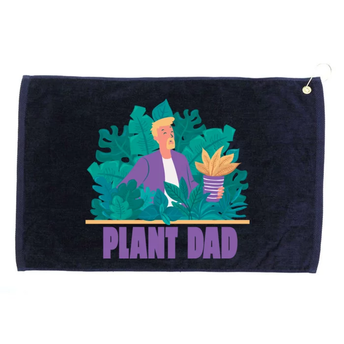 Plant Dad Grommeted Golf Towel