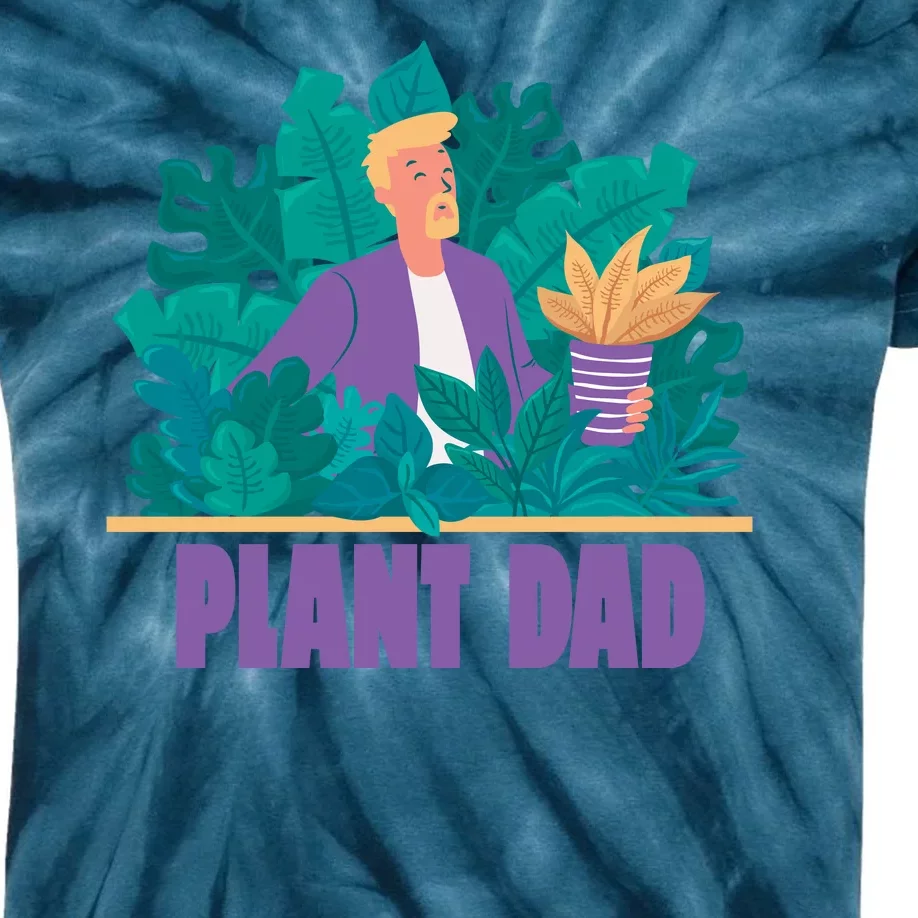 Plant Dad Kids Tie-Dye T-Shirt