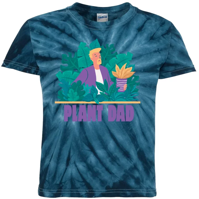 Plant Dad Kids Tie-Dye T-Shirt