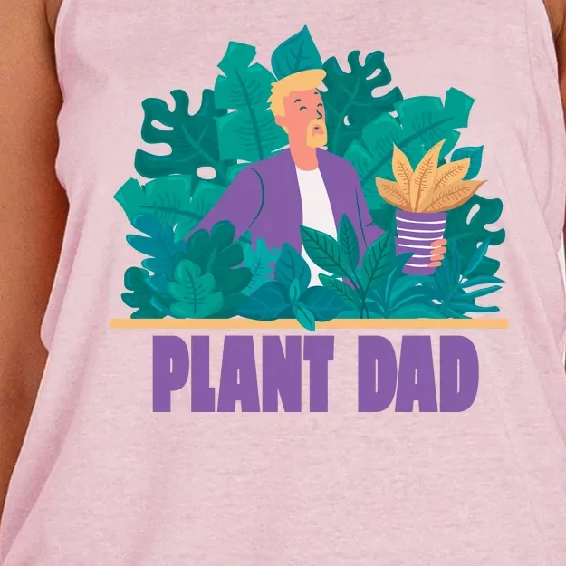 Plant Dad Women's Knotted Racerback Tank