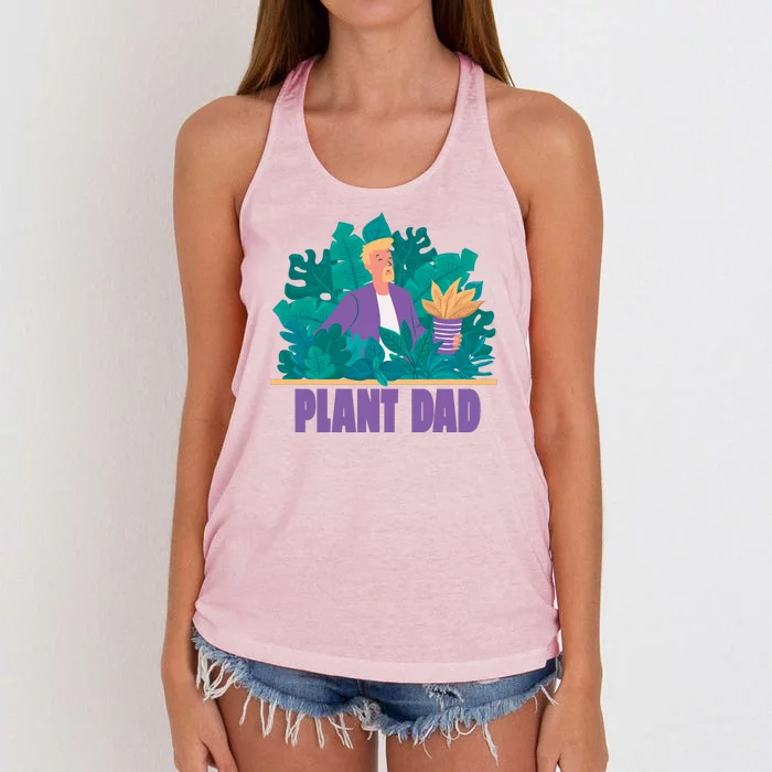 Plant Dad Women's Knotted Racerback Tank