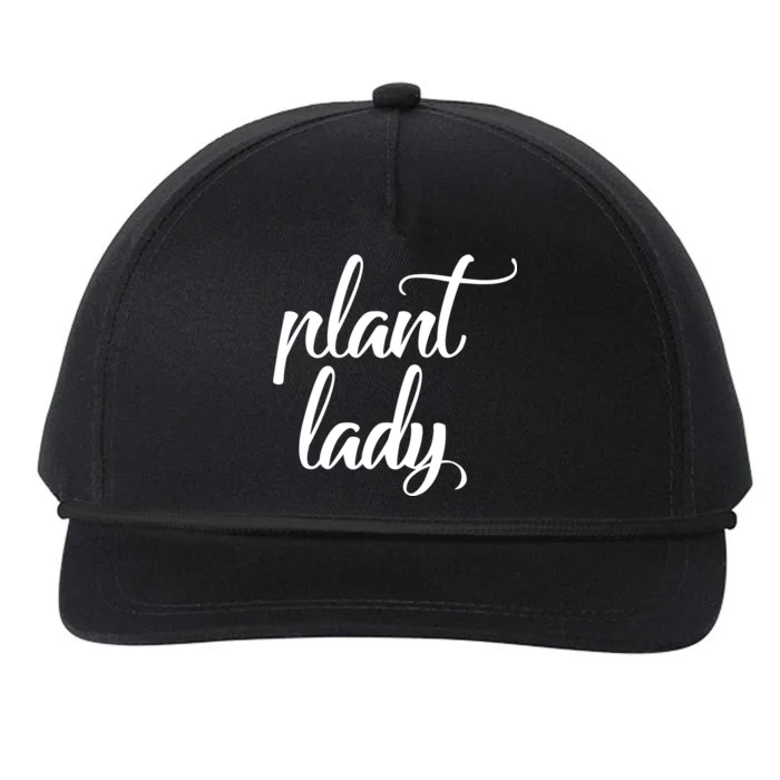 Plant Lady Mom Mother Gardening Funny Snapback Five-Panel Rope Hat