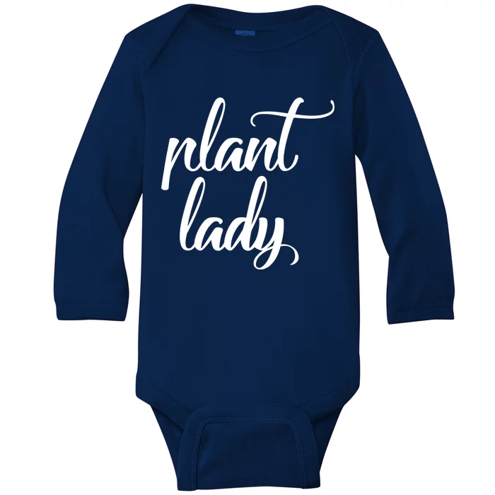 Plant Lady Mom Mother Gardening Funny Baby Long Sleeve Bodysuit