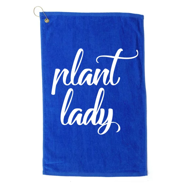 Plant Lady Mom Mother Gardening Funny Platinum Collection Golf Towel