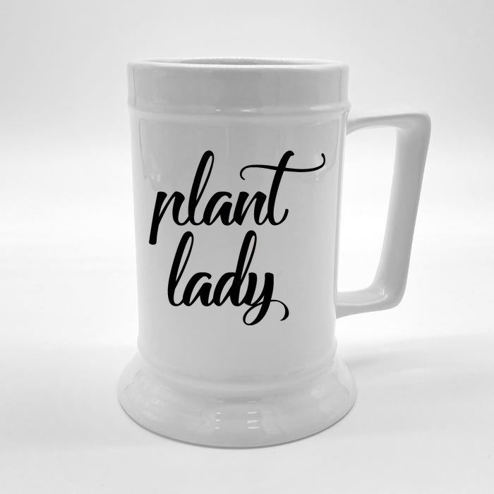 Plant Lady Mom Mother Gardening Funny Front & Back Beer Stein