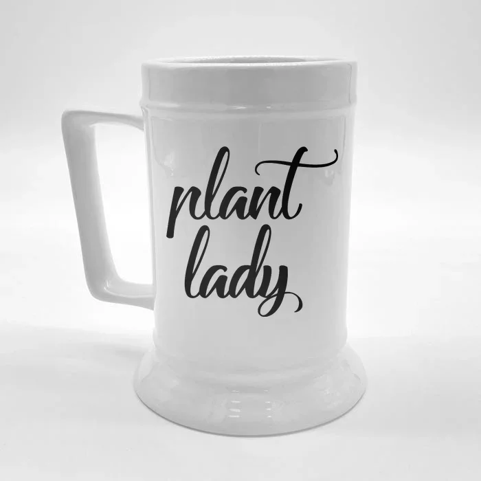 Plant Lady Mom Mother Gardening Funny Front & Back Beer Stein