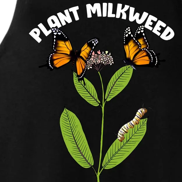 Plant Milkweed Ladies Tri-Blend Wicking Tank