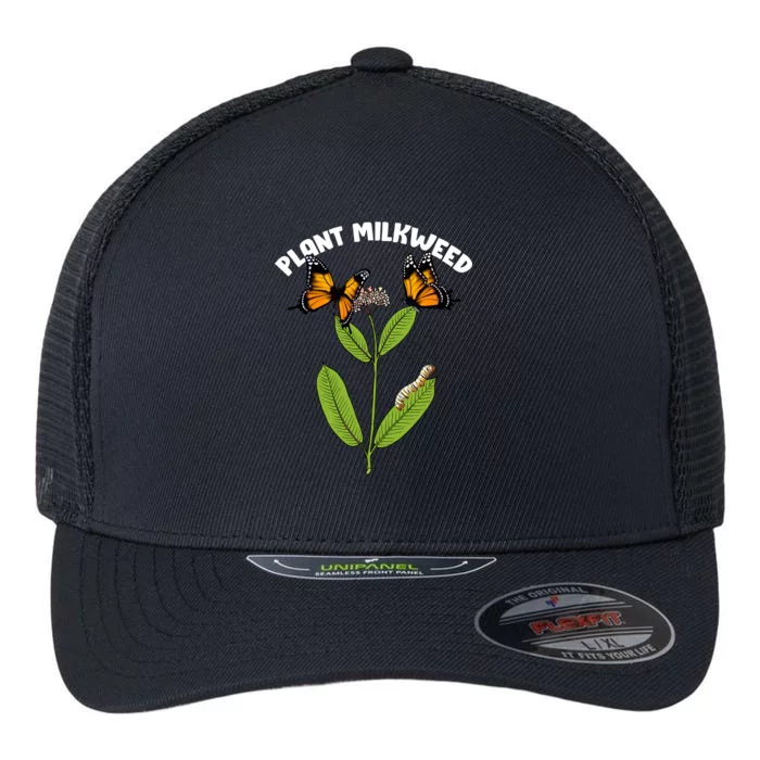 Plant Milkweed Flexfit Unipanel Trucker Cap