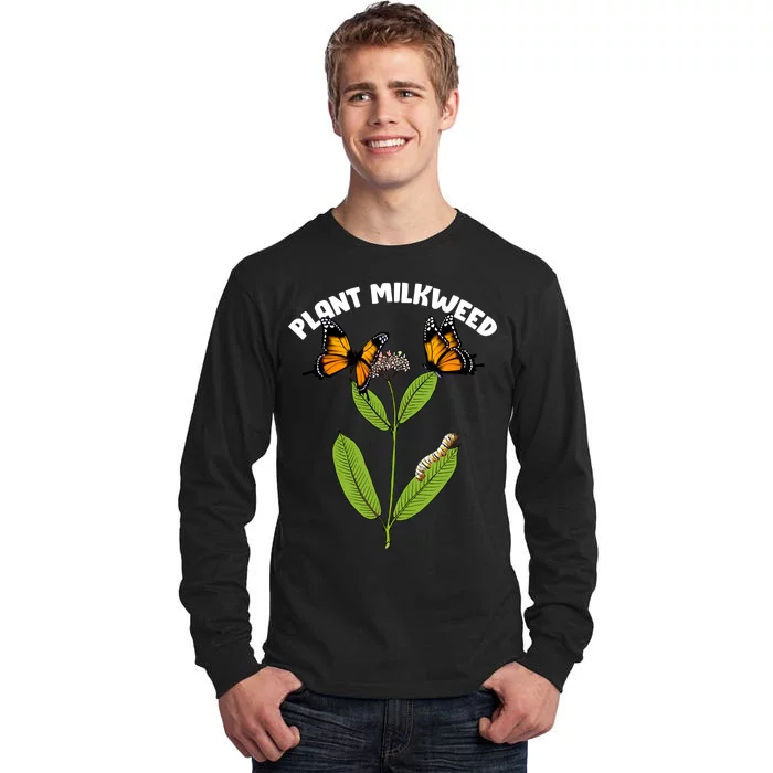 Plant Milkweed Tall Long Sleeve T-Shirt