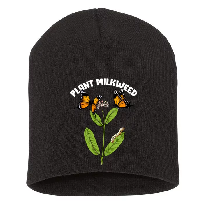 Plant Milkweed Short Acrylic Beanie