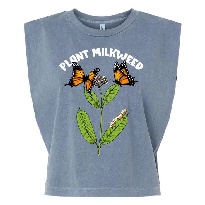 Plant Milkweed Garment-Dyed Women's Muscle Tee