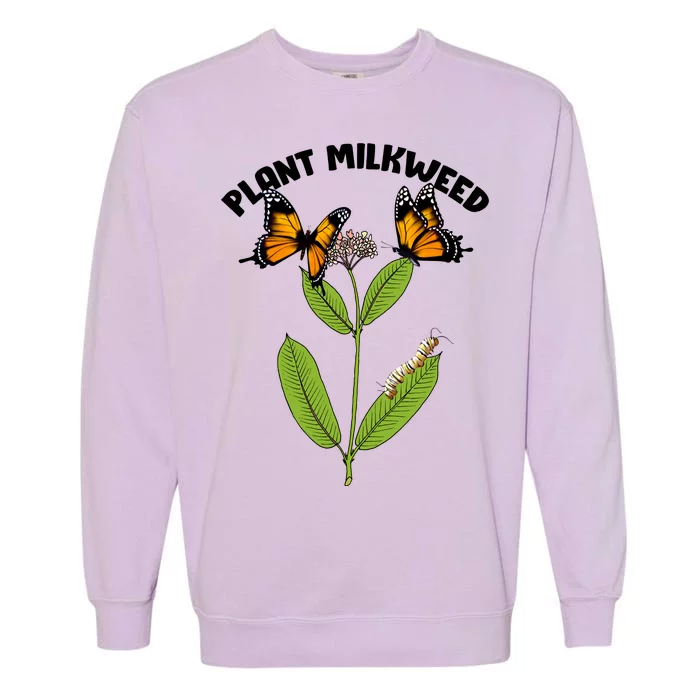 Plant Milkweed Garment-Dyed Sweatshirt