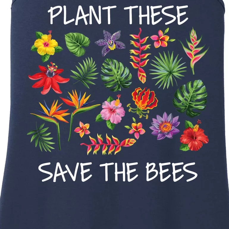 Plant These Save Bees Ladies Essential Tank