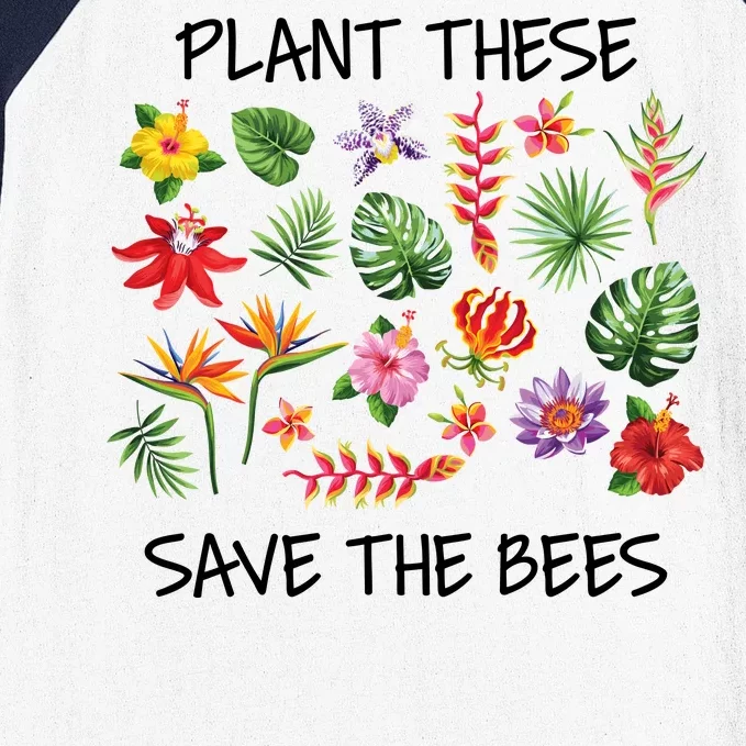 Plant These Save Bees Baseball Sleeve Shirt