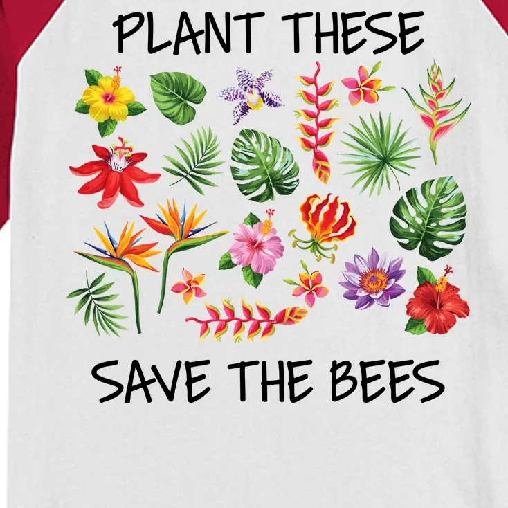 Plant These Save Bees Kids Colorblock Raglan Jersey