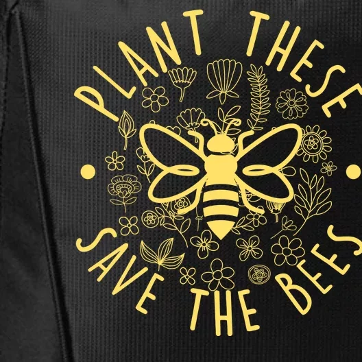 Plant These Save The Bees City Backpack