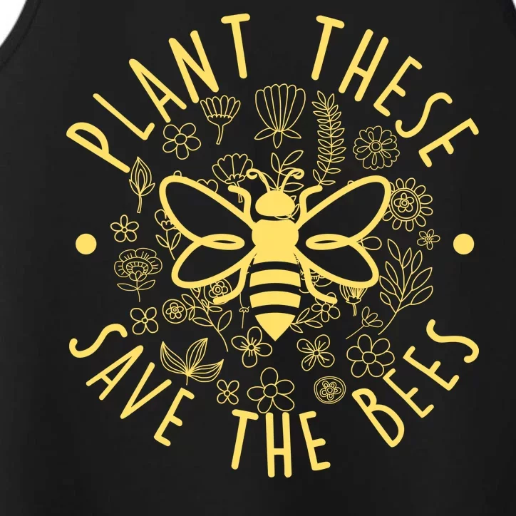 Plant These Save The Bees Performance Tank