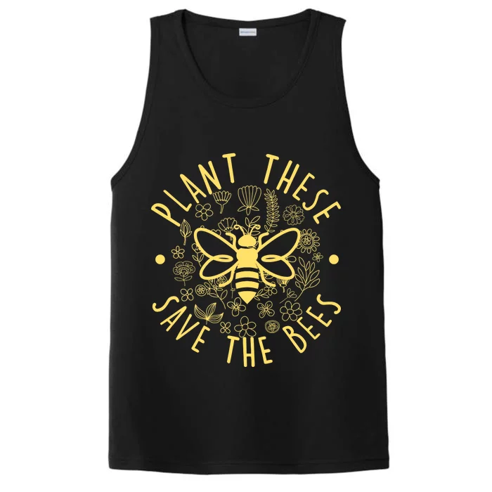 Plant These Save The Bees Performance Tank