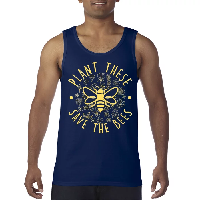 Plant These Save The Bees Tank Top