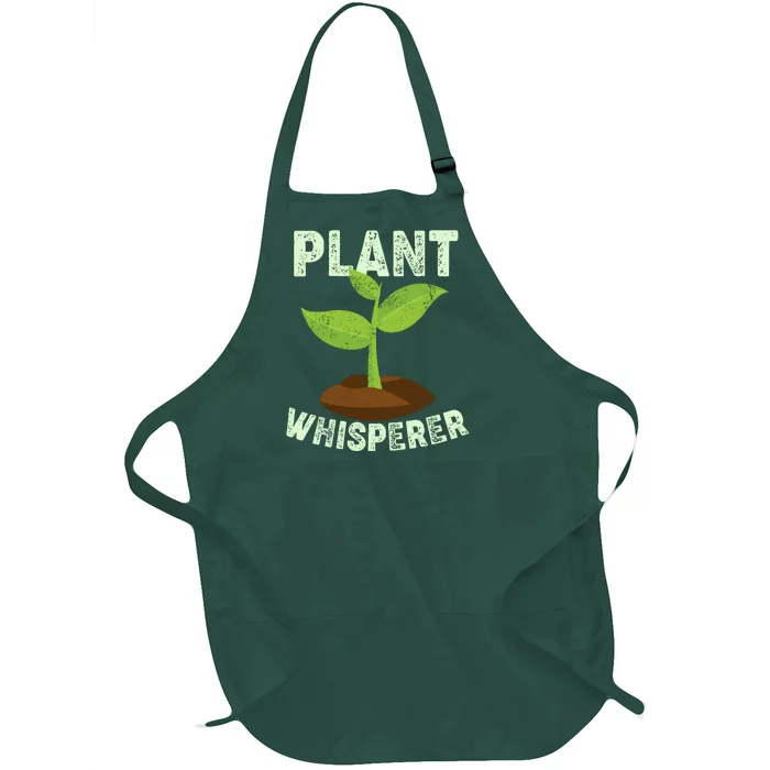 Plant Whisperer Garden Plant Lover Full-Length Apron With Pocket