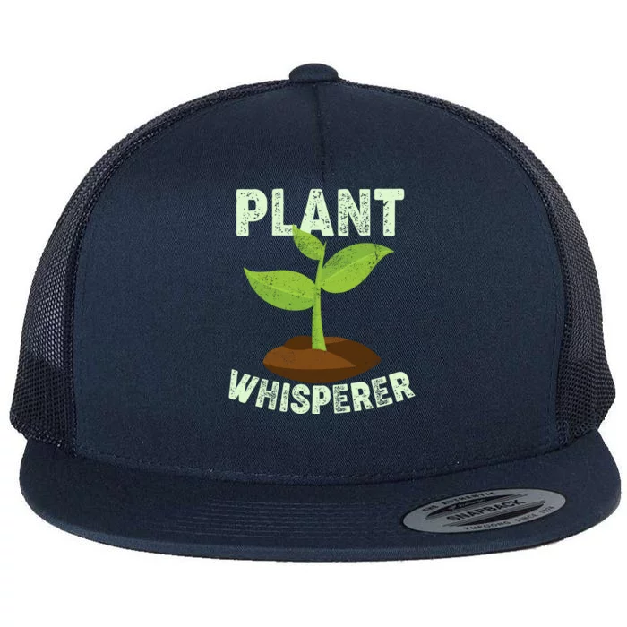 Plant Whisperer Garden Plant Lover Flat Bill Trucker Hat