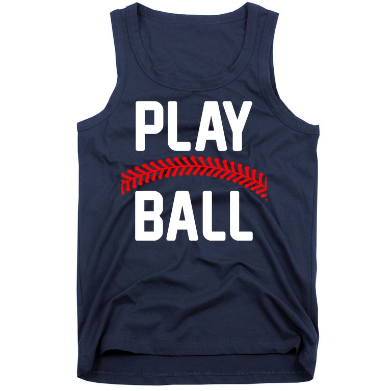 Play Ball Baseball and Softball Players Tank Top