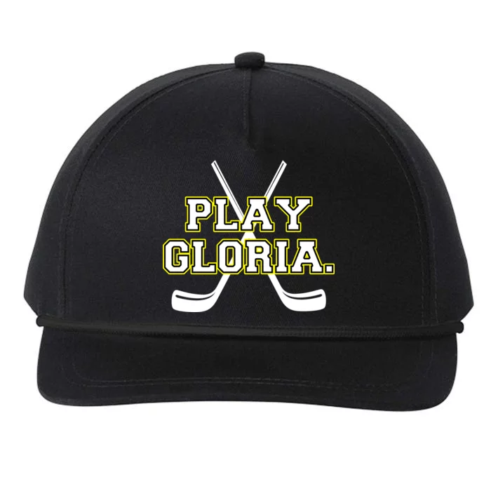 Play Gloria Hockey Snapback Five-Panel Rope Hat