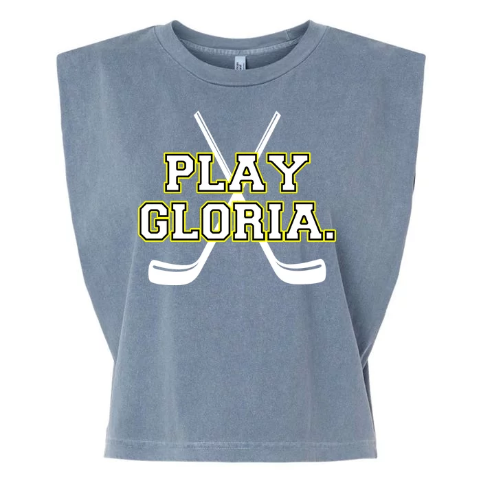 Play Gloria Hockey Garment-Dyed Women's Muscle Tee