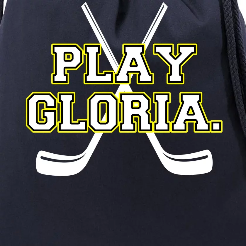 Play Gloria Hockey Drawstring Bag