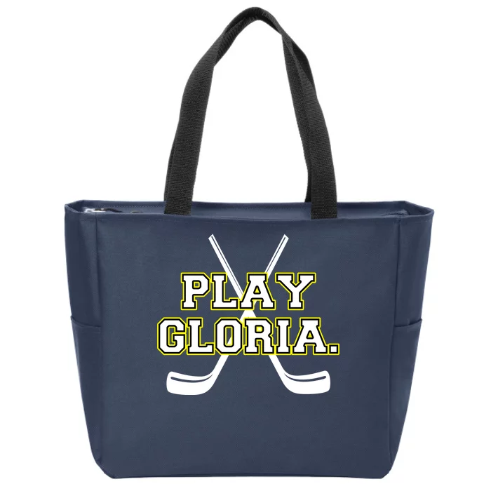 Play Gloria Hockey Zip Tote Bag