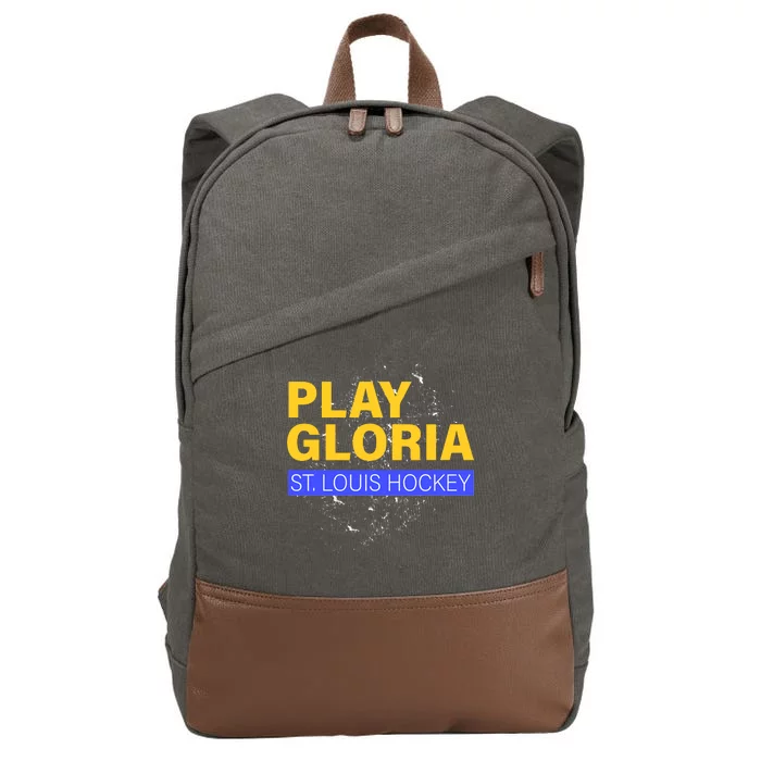 Play Gloria St. Louis Hockey Cotton Canvas Backpack