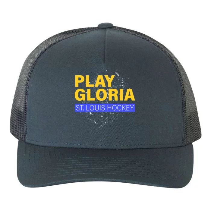 Play Gloria St. Louis Hockey Yupoong Adult 5-Panel Trucker Hat