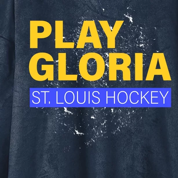 Play Gloria St. Louis Hockey Hooded Wearable Blanket