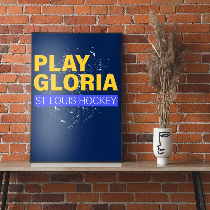 Play Gloria St. Louis Hockey Poster