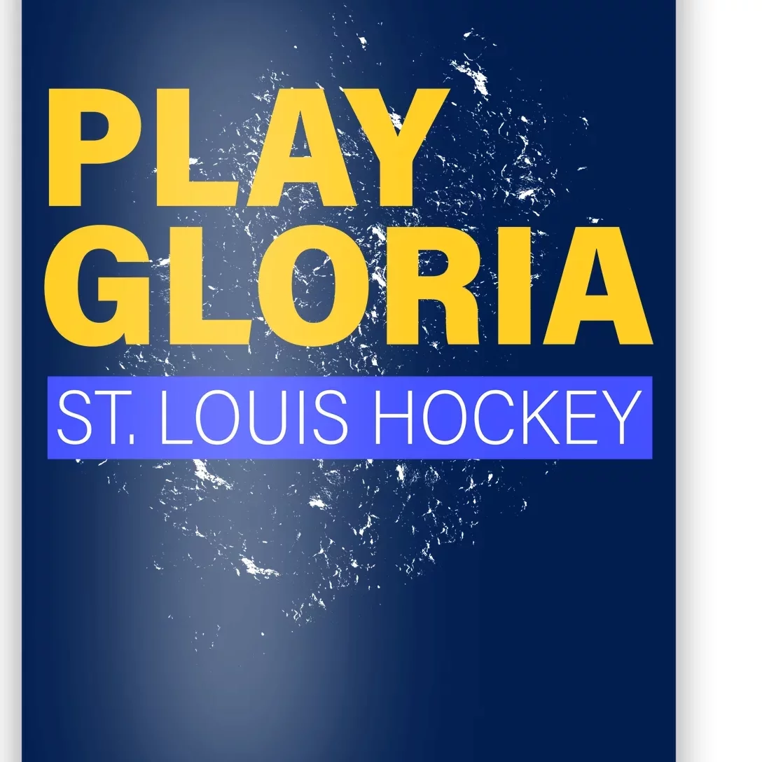 Play Gloria St. Louis Hockey Poster