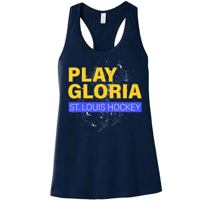 Play Gloria St. Louis Hockey Women's Racerback Tank